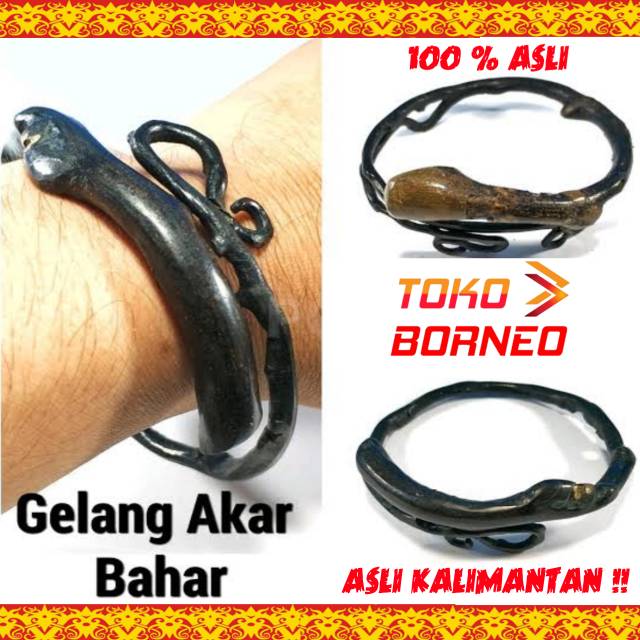 GELANG AKAR BAHAR BONGGOL 100 % ASLI KALIMANTAN