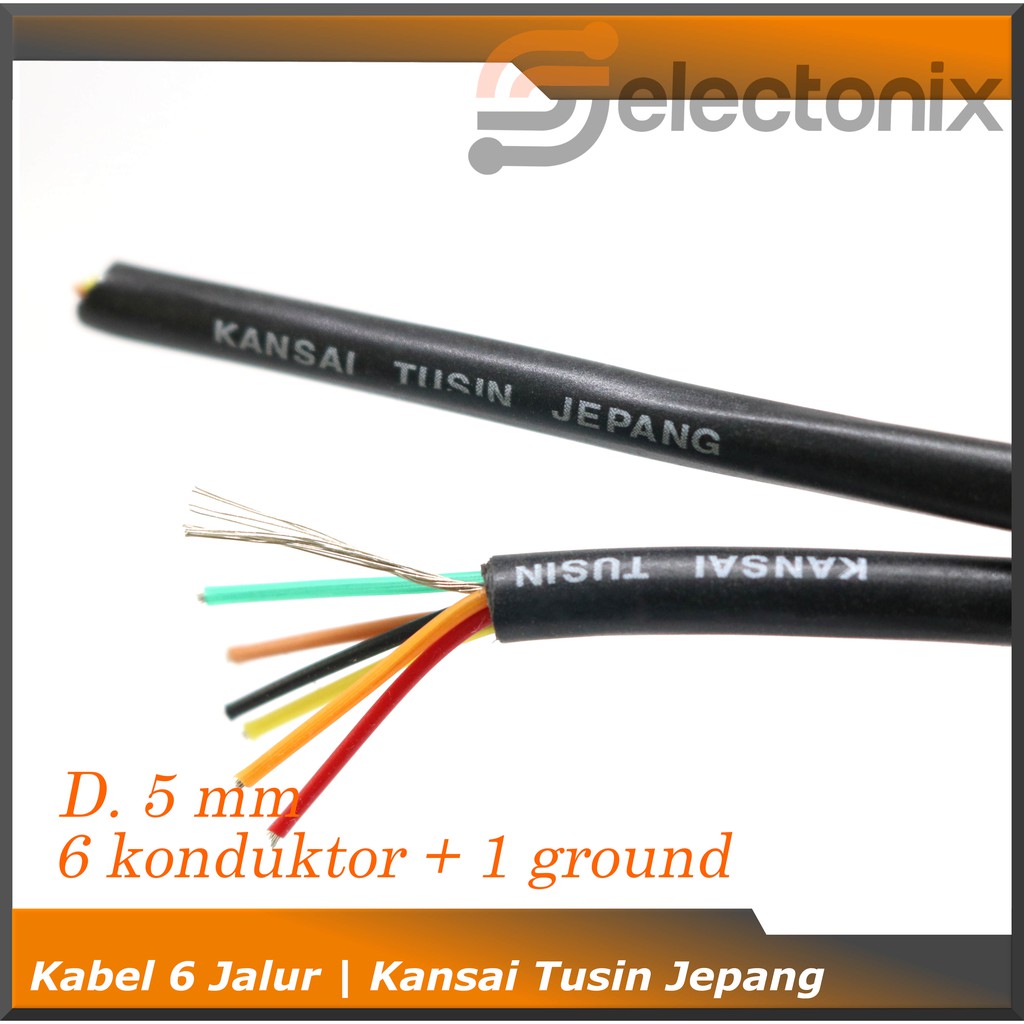 Kabel Audio 6 Jalur | Kansai Tusin [1m]