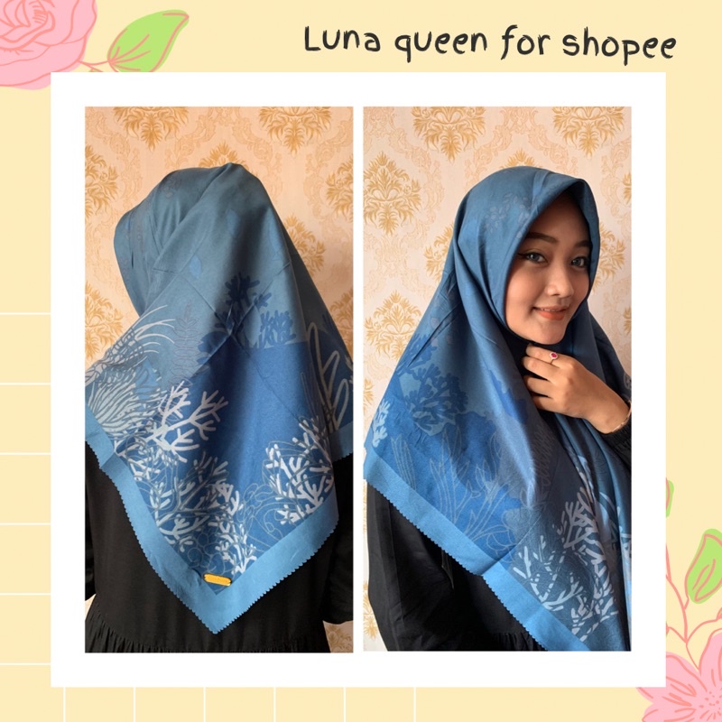 segiempat hijab voal motif || hijab segiempat voal || hijab motif || hijab segiempat || hijab voal m