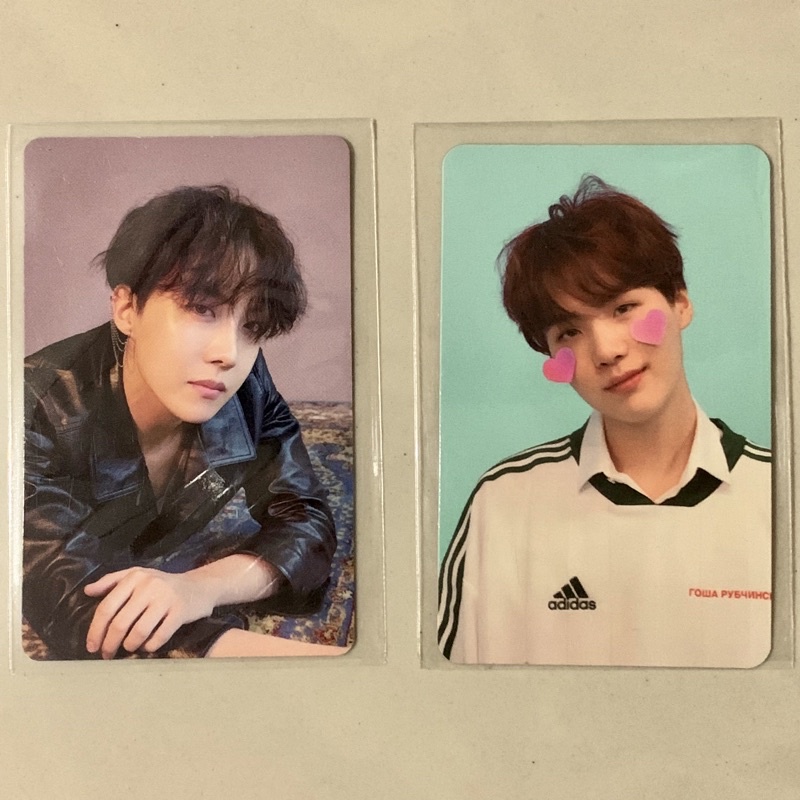 Photocard Suga Answer Jhope Tear Love Yourself BTS Official