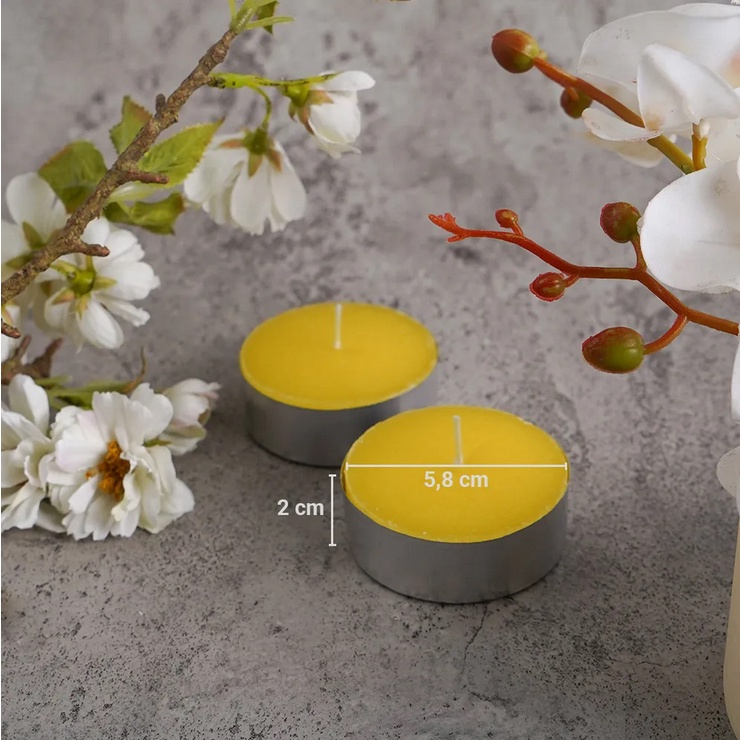 Lilin Citronella/ Aromaterapi / Kris Lilin Tealight Citronella isi 12 Pcs