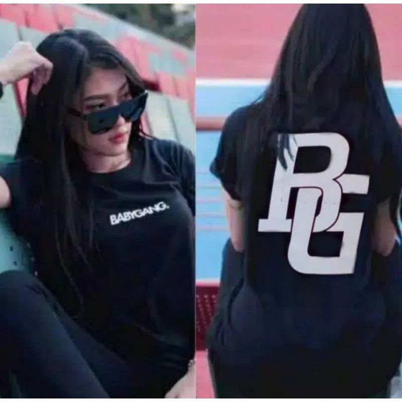 kaos distro pria dan wanita BABYGANG original