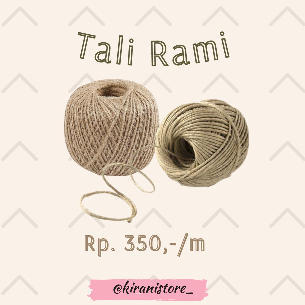 

Tali Rami/Tali Rami Murah/Tali Goni