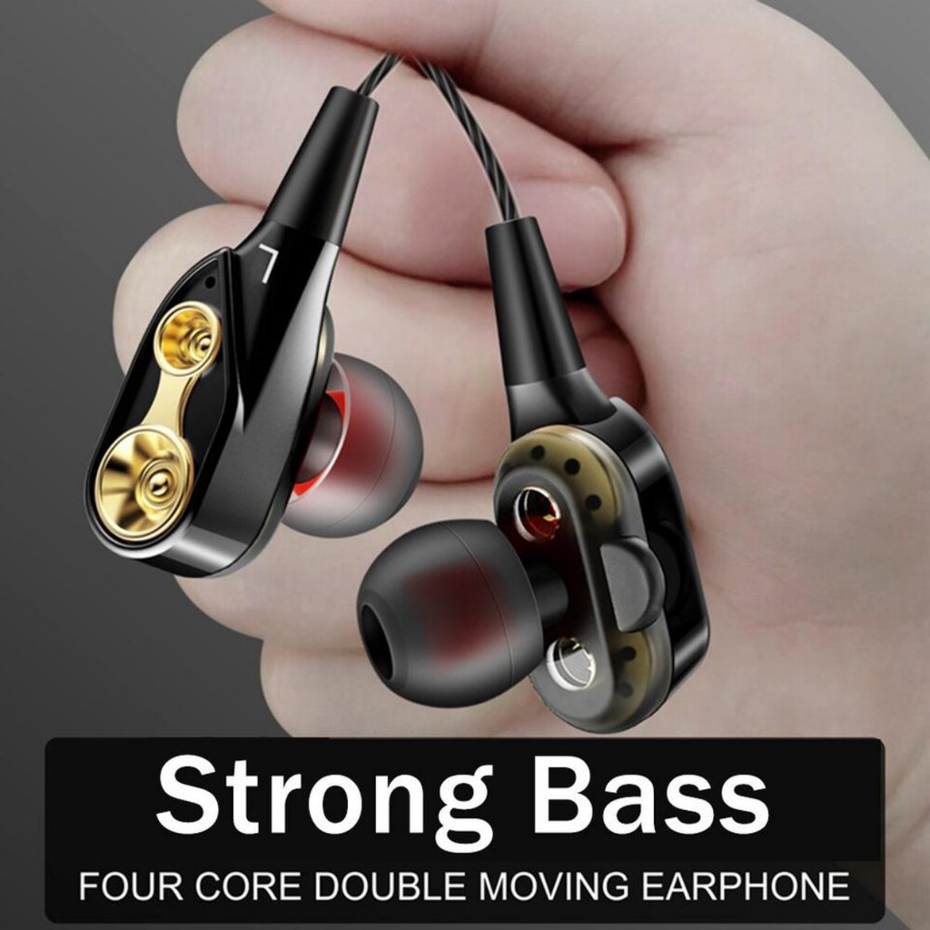 Headset PUREBASS Hi-Res Audio For 3.5mm Jack Earphone Megabass With Mic - JB-11-1