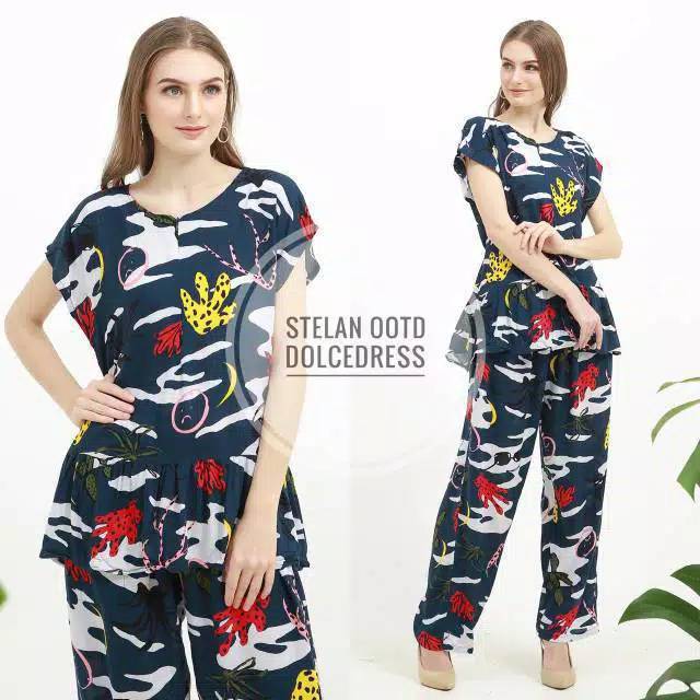 SETELAN OOTD DOLCE DRESS