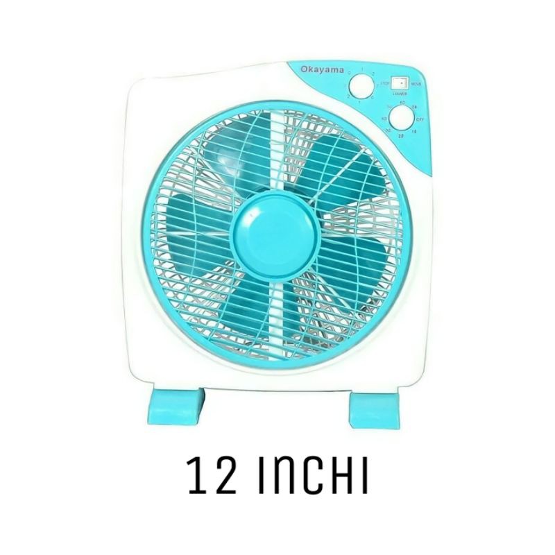 KIPAS ANGIN MEJA 12 INCHI Kipas Angin Kotak Kipas OKAYAMA - Tipe OK-777