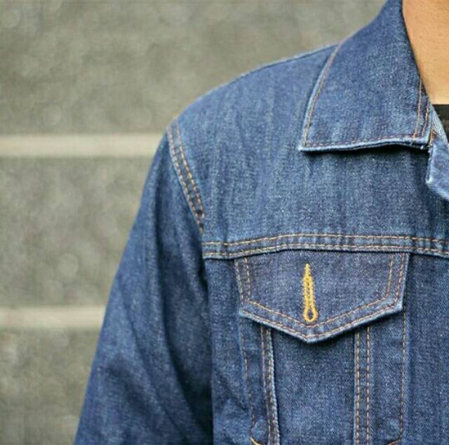 Jaket Jeans Pria Biowash