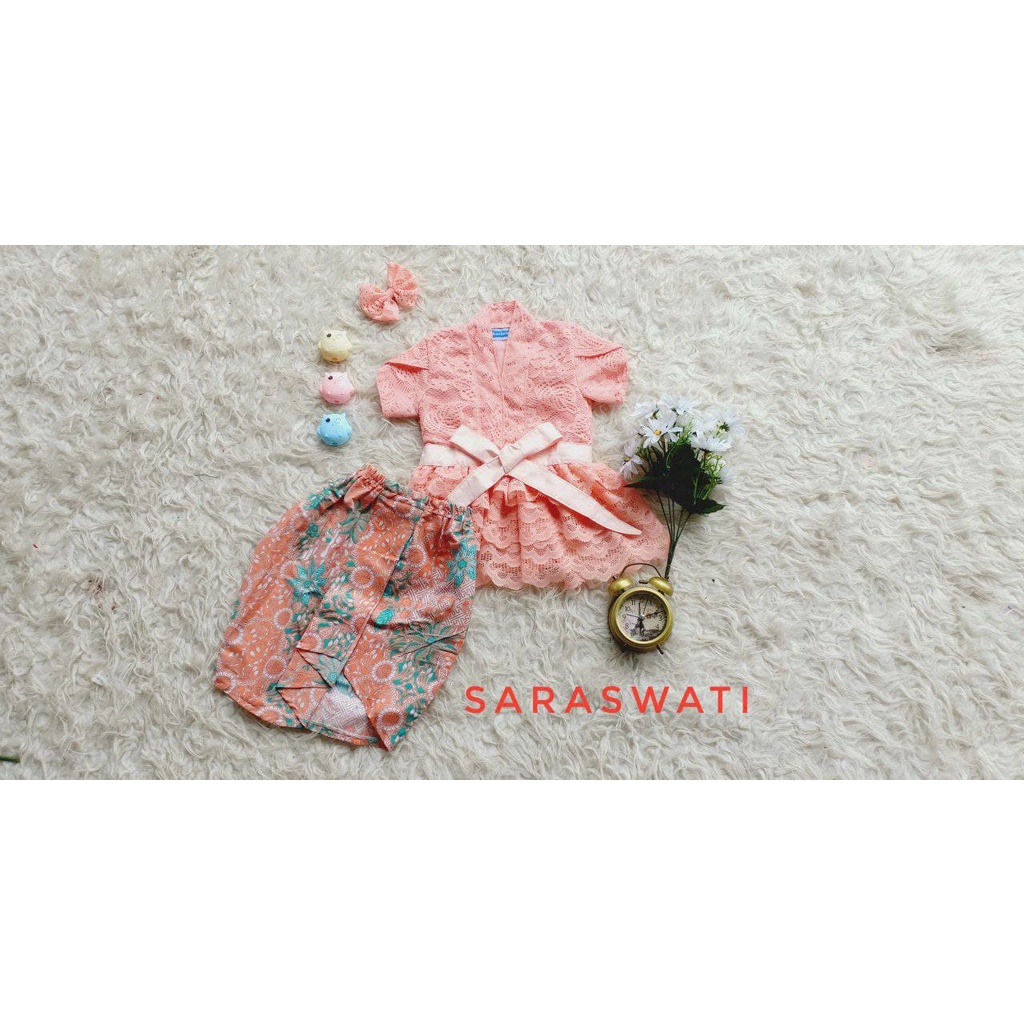 Kebaya Anak/Kebaya Model Saraswati/Kebaya Kekinian/Kebaya Murah/Kebaya Modern
