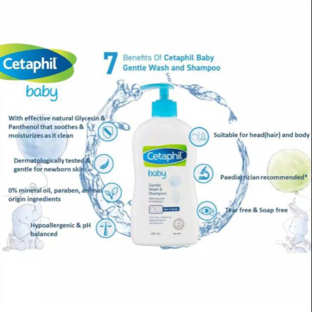 Cetaphil Baby Gentle Wash &amp; Shampoo Sabun Bayi