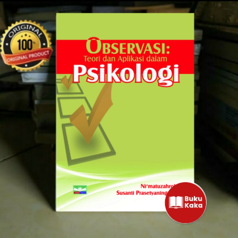 BUKU OBSERVASI TEORI DAN APLIKASI DALAM PSIKOLOGI