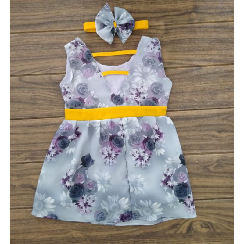 0-6 tahun free bandana DRESS ANAK