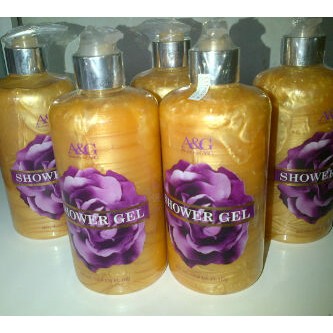 SABUN GOLD A&amp;G  whitening Soap BPOM 500 ml / Shower Gel A&amp;G Gold Pink Putih + Milk susu 500ml