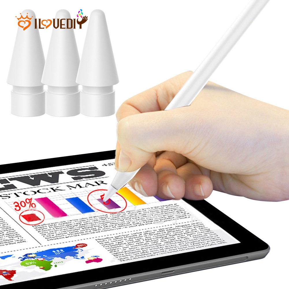 Pengganti Ujung Pensil Layar Sentuh Universal Untuk Apple Pencil Generasi 1 / 2