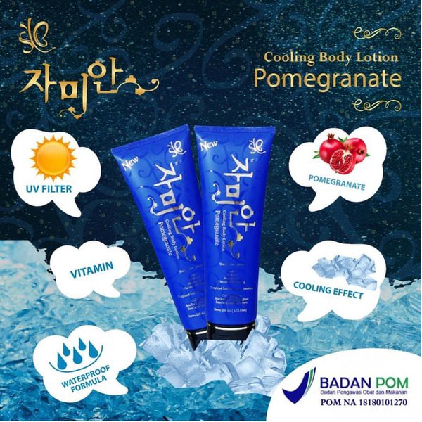 KINDSTORE❤ | SYB Blue Pome Cooling Body Lottion Pomegranate