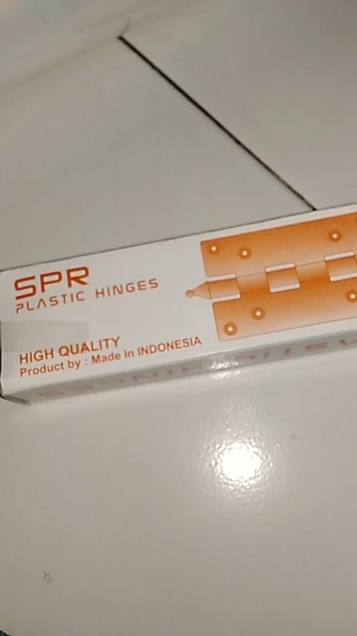 Engsel Pintu Pvc Kamar Mandi 4 Inch Plastik Putih Coklat