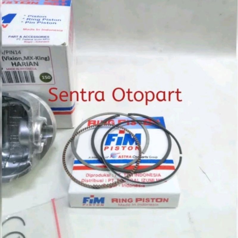 Piston seher kit vixion mx King r15 old oversize 150 fim