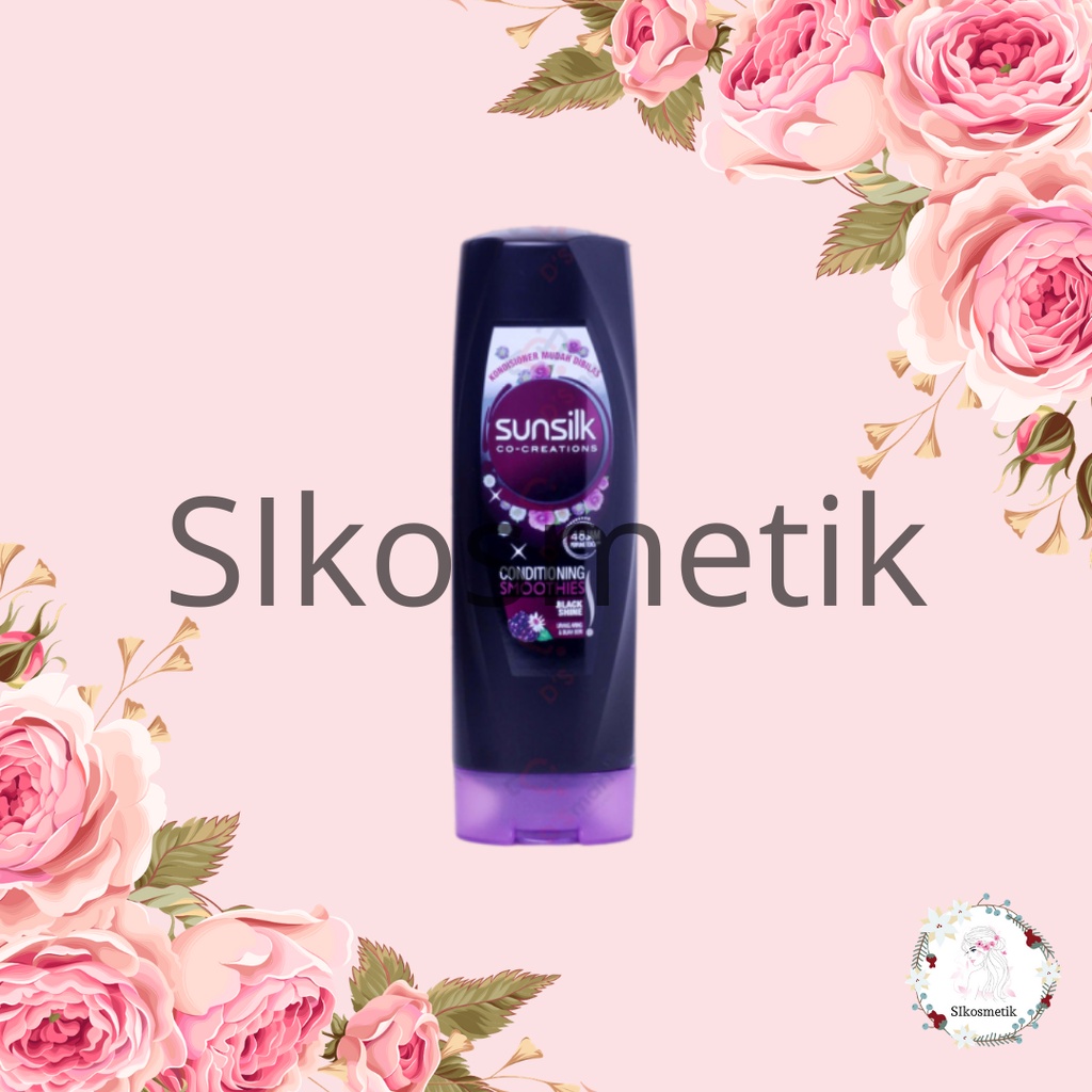 Sunsilk Conditioner Hitam Black Shine (Kondisioner Rambut) 170ml