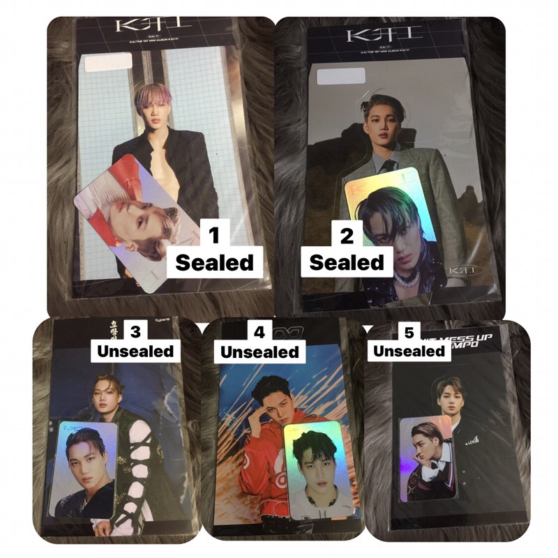 [READY] HOLO STANDEE SUPERM KAI / HOLO STANDEE TEMPO KAI / HOLO STANDEE MMMH KAI