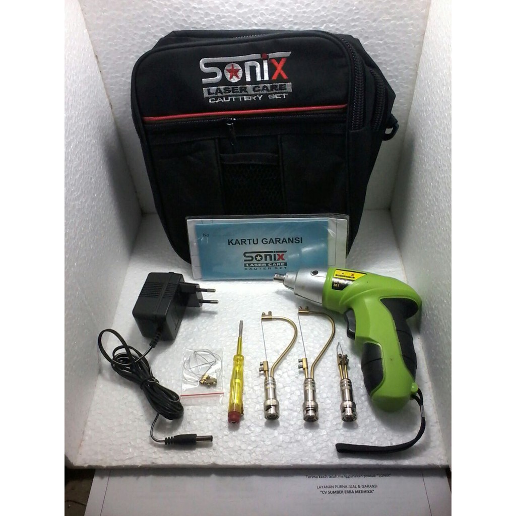 Alat sunat laser sonix cauter modern hijau