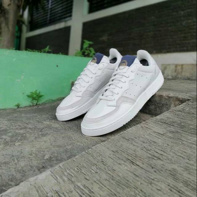 Adidas supercourt cream/White/Navy Logo Original