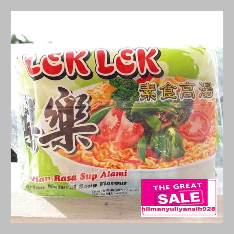 

Ch5Hil1 Mie Instan Lek Lek / Leklek Vegetarian Rasa Sup Alami - 5 Bks Hilchq1