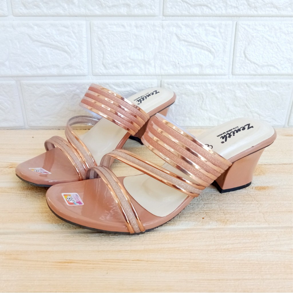 Z_eni_th 04 Party Hak Sandal Wanita Heels Hak 7cm Size 37-40