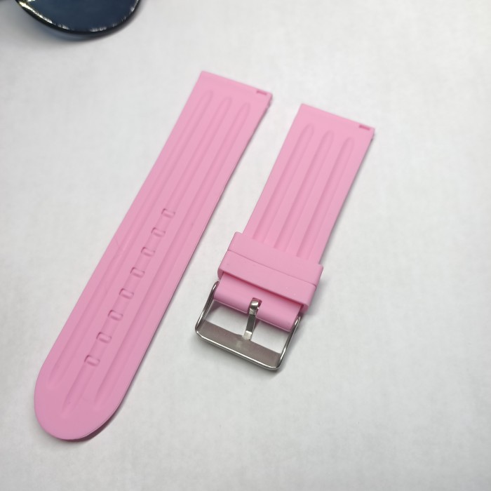 strap jam tangan silickon PINK -26mm strap jam tangan original