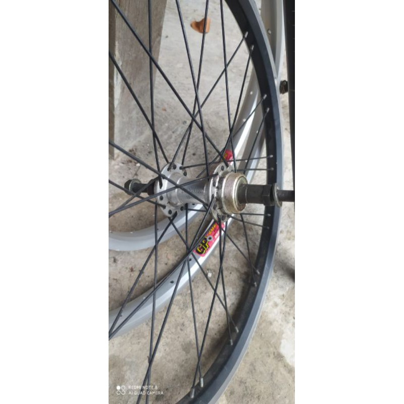 Rims /wheelset sepeda lipat or minion bekas 20 inch