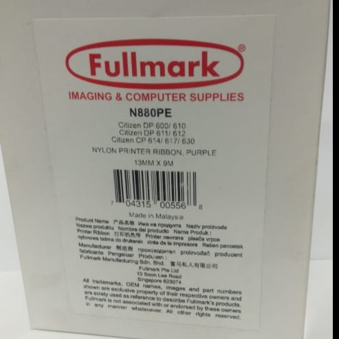 PITA FULLMARK N880PE FOR CITIZEN DP-600 | PITA PRINTER KASIR