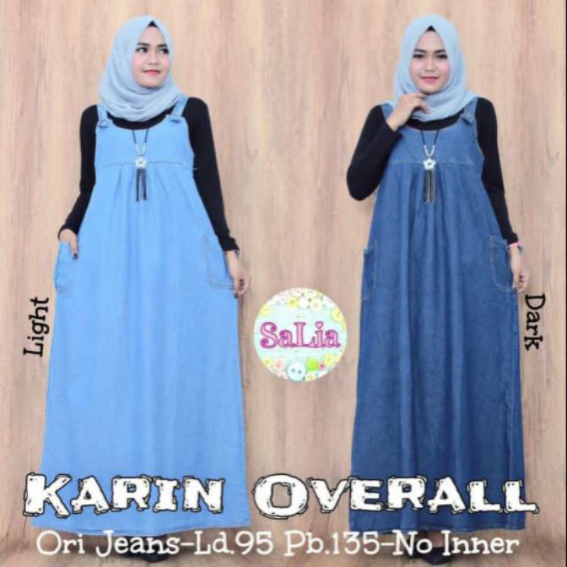 Rok Overall Panjang/Rok Jumpsuit Panjang/Rok Overall Murah/Rok Wanita/Rok Panjang Wanita