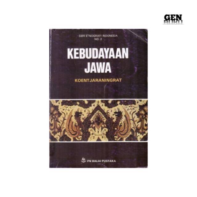 Jual Buku Kebudayaan Jawa By Koentjaraningrat Indonesiashopee Indonesia 3794