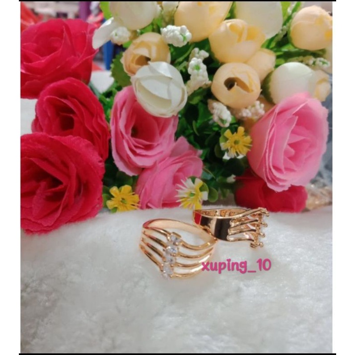 Cincin baris mata 5 cantik 24 k