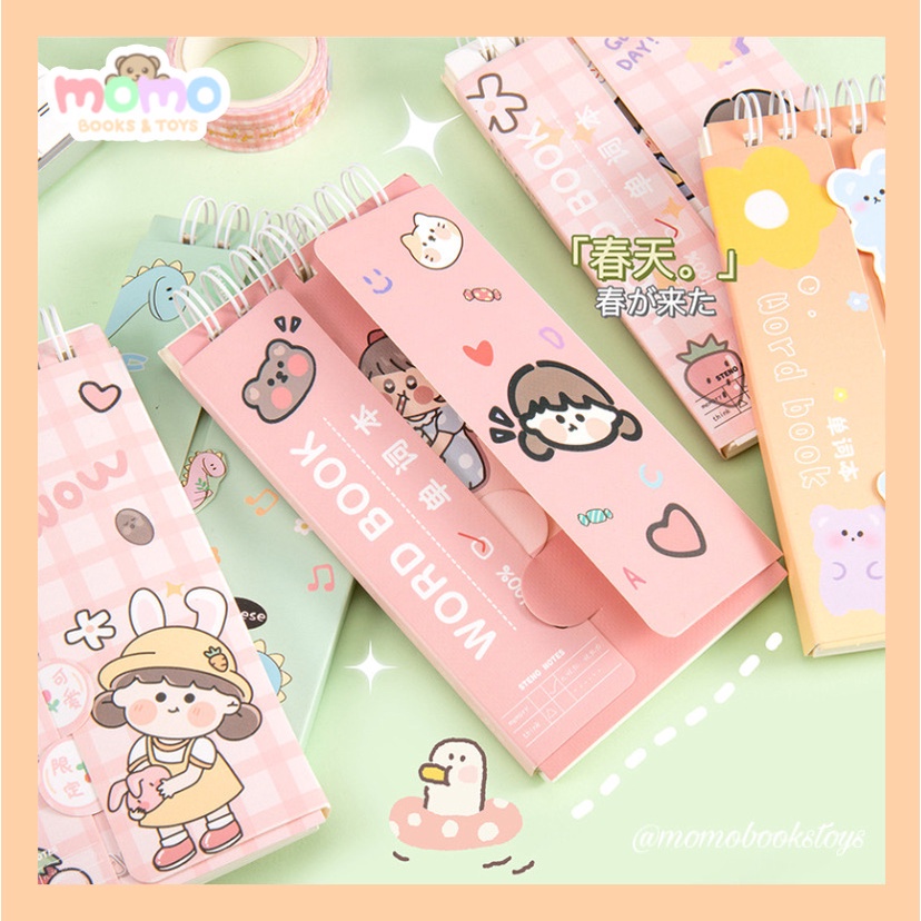 

[MOMO] Buku Hafal Kosakata Bahasa Asing (Vocabulary Word Book) Spiral Aesthetic | Buku Catatan Notebook Motif Lucu Import Murah Belajar Bahasa Inggris Korea Jepang Mandarin Spanyol