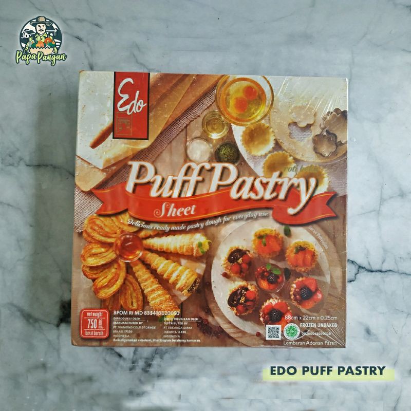 

Edo Puff Pastry Papapangan - 1 pak