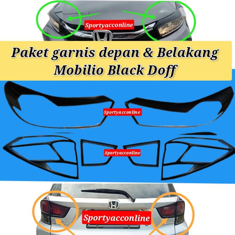 Garnis depan dan belakang Mobilio 2018-2021