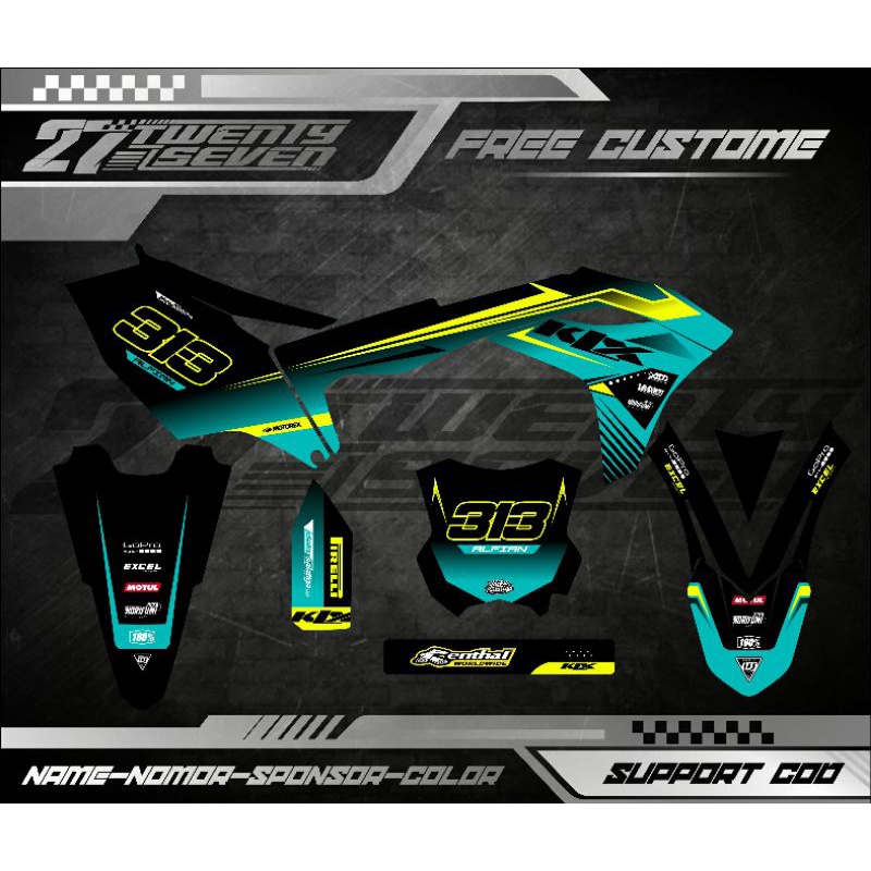 Decal kx 250 decal kx 450