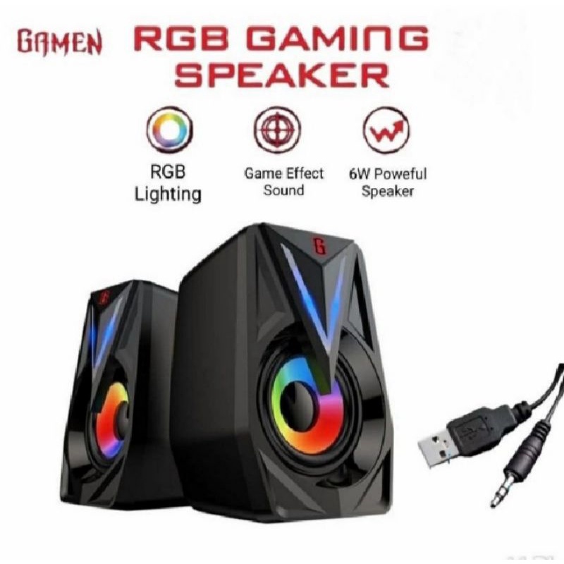 Jual SPEAKER GAMING GAMEN GS1 VIVAN ROBOT USB COMPUTER KOMPUTER GARANSI