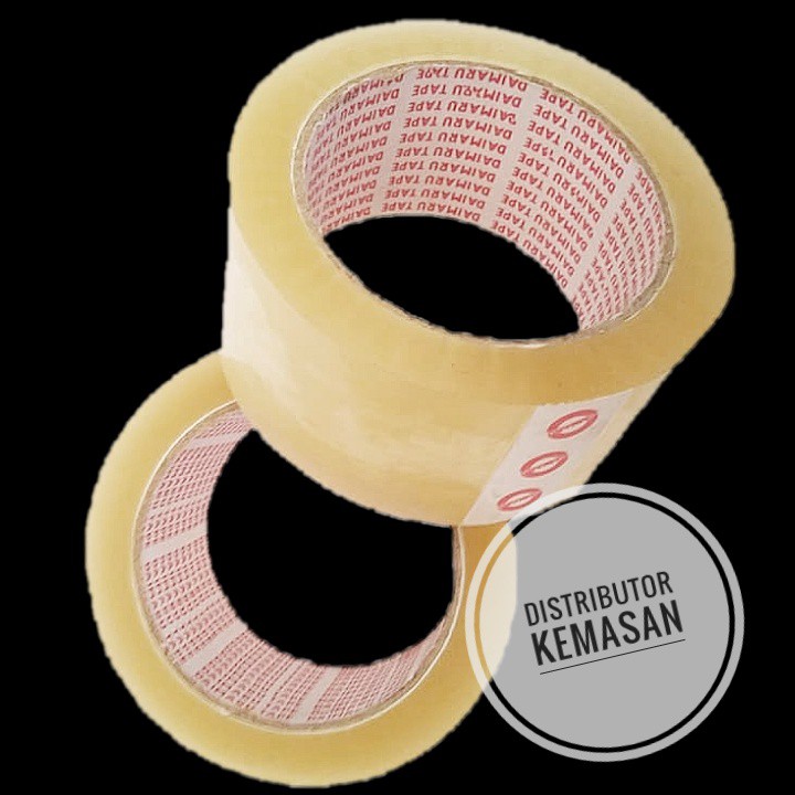 

ISOLASI / SELOTIP / LAKBAN DAIMARU BENING TRANSPARAN 2" 90 YARD OPP TAPE