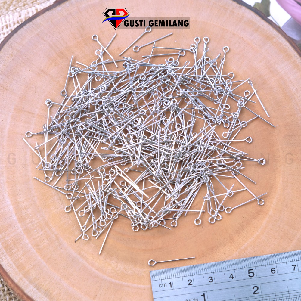 10Gram Kerajinan Tangan Paku Sambung eye pin / Paku cumi / Paku 9