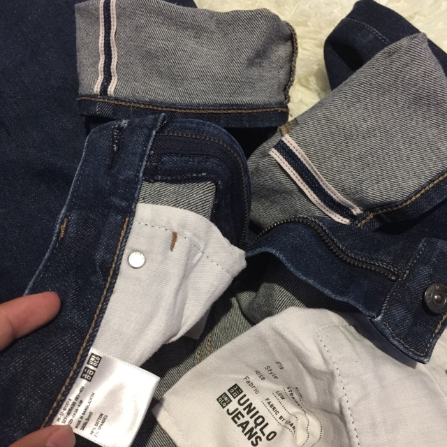 harga celana selvedge uniqlo