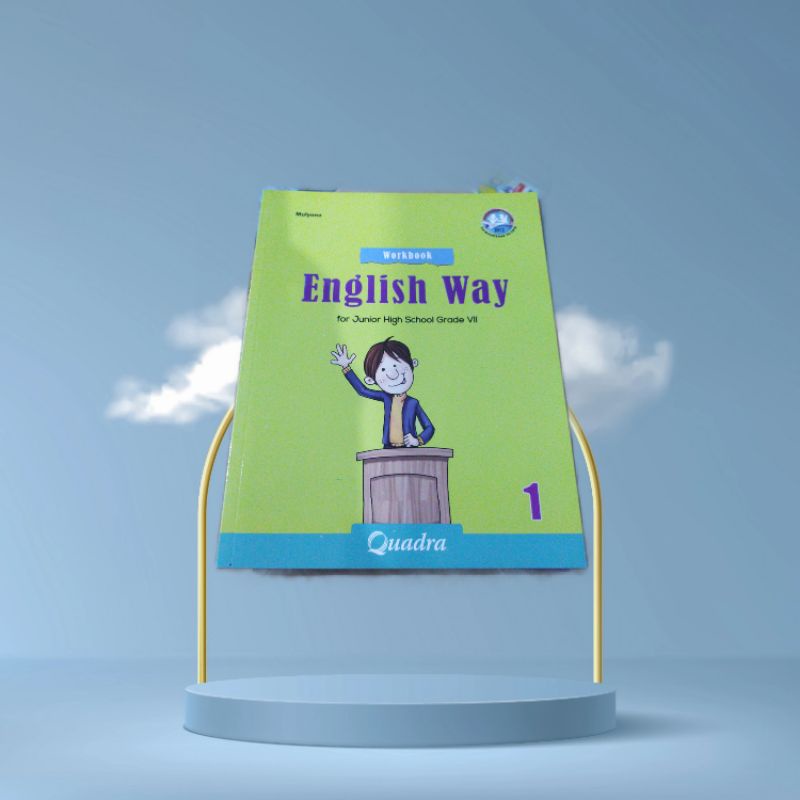 ORI buku woorkbook English way k13 penerbit Quadra kelas 7 edisi revisi terbaru