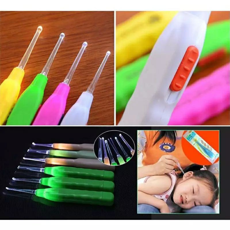 KOREK KUPING LED ANAK LAMPU / ALAT PEMBERSIH TELINGA / EARPICK LED BAYI