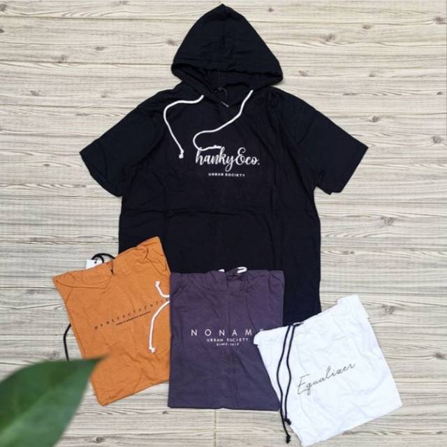  Kaos  murah  polos hoodie black pria  branded  baru grosir 