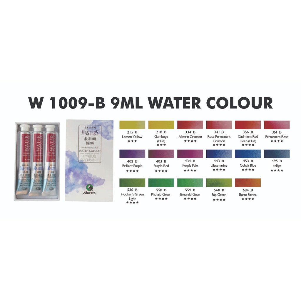 

MARIES WATERCOLOUR TYPE W1009 9ML SERI B