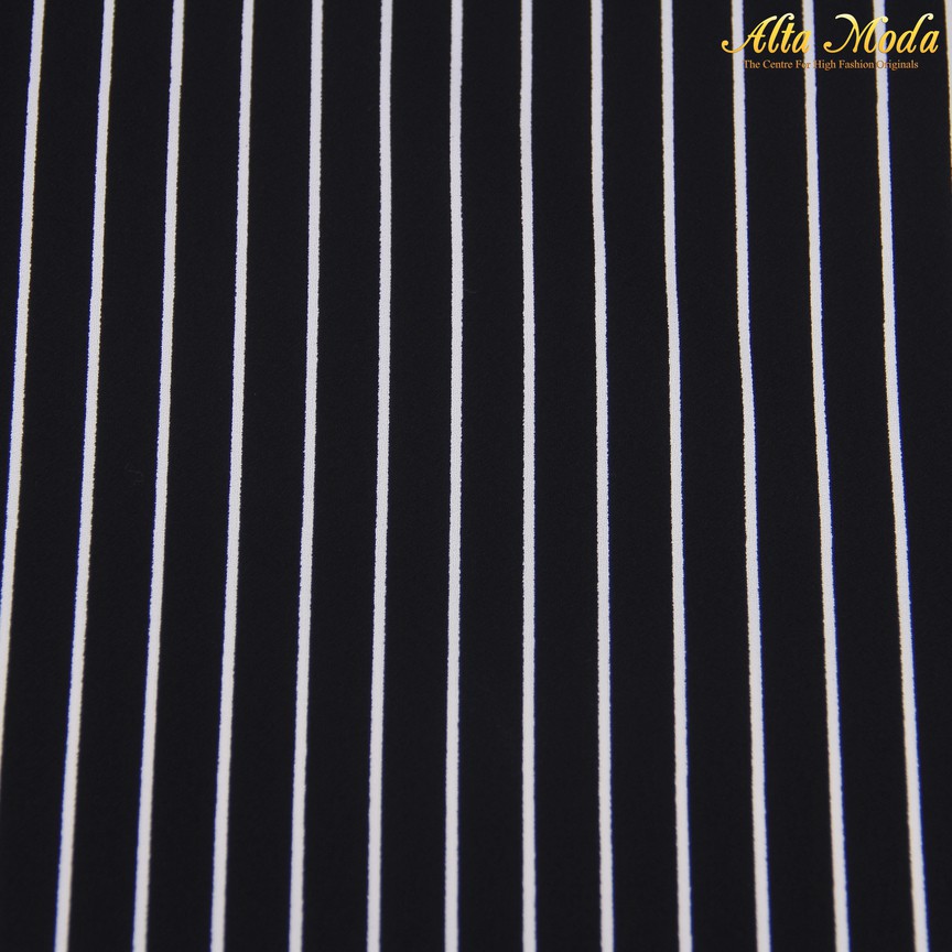 

Alta Moda Heavy Cady Stretch Zara Stripe Hitam Putih (1M)