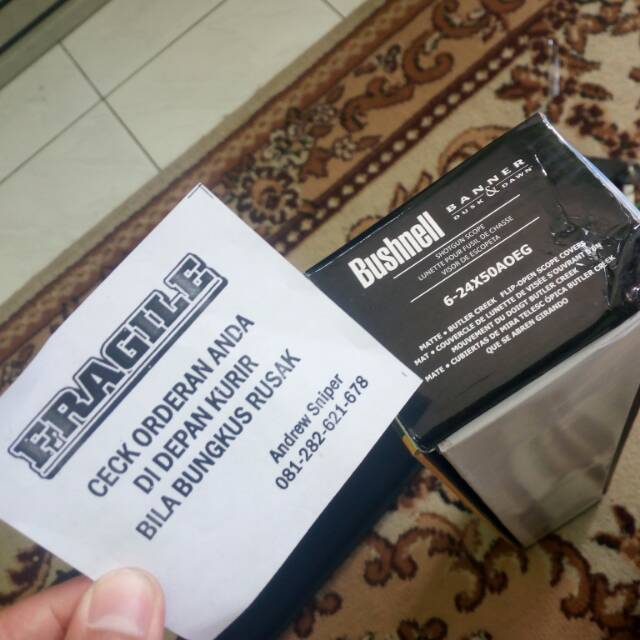 Scope Bushnell 6-24x50 AOEG + (Sunhide)