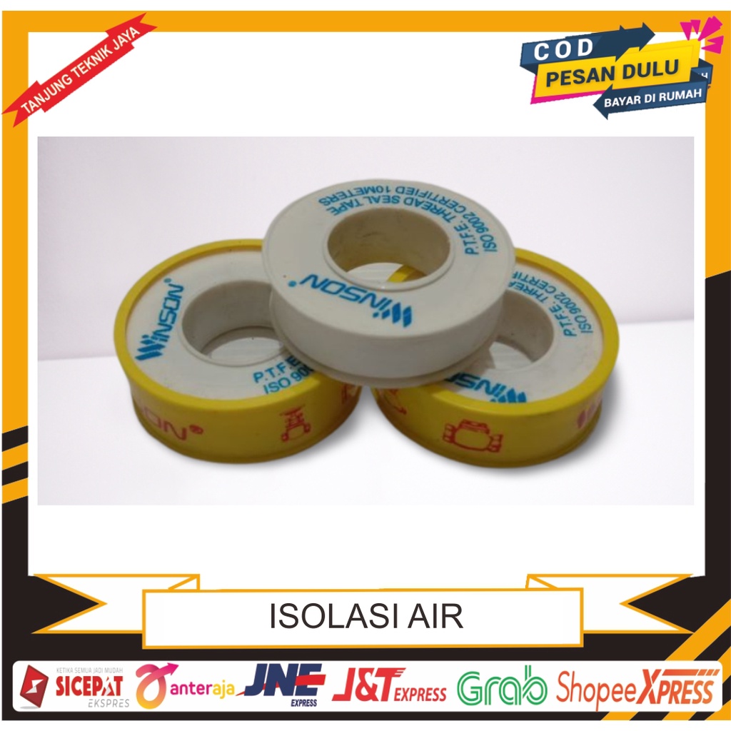 

ISOLASI AIR / SEAL TAPE AIR DUMBO 12MM MURAH BERKUALITAS