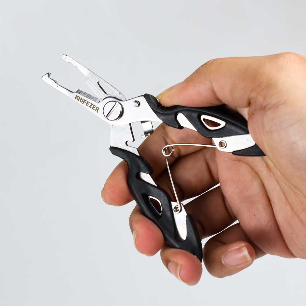 GIJ - KNIFEZER Tang Kail Pancing Stainless Fishing Hook Remover