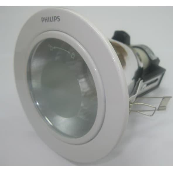 Downlight Kaca Philips Frame Putih 130mm (type 13804)
