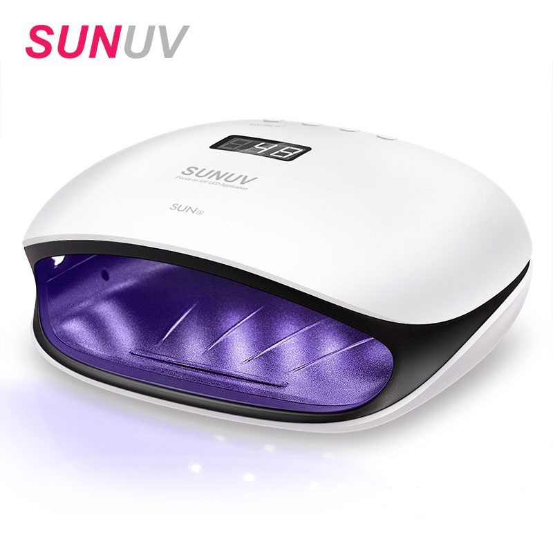 

SUNUV Lampu kuku SUN4 Nail Lamp 48W with LCD Display Smart 2.0 Nail Art Manicure Tool